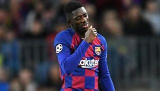 الفرنسي عثمان ديمبلي لاعب برشلونة الإسباني