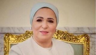 السيدة انتصار السيسي قرينة الرئيس المصري 