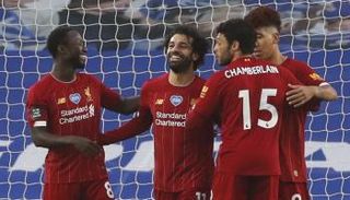 محمد صلاح لاعب ليفربول الإنجليزي