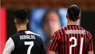 زلاتان إبراهيموفيتش وكريستيانو رونالدو