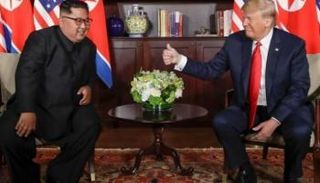 ترامب وزعيم كوريا الشمالية