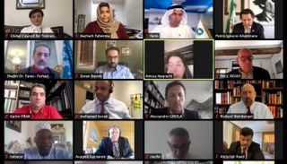 جانب من اجتماع الجمعية العمومية للمجلس العالمي للتسامح والسلام