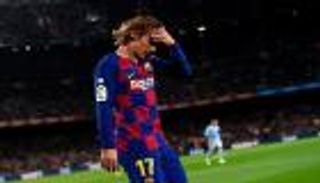 برشلونة مهدد بفقدان جريزمان حتى نهاية الدوري الإسباني