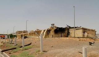 موقع انفجار في منشأة نطنز النووية - أرشيفية