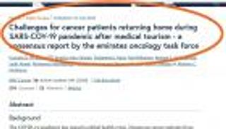 فريق إماراتي يطور أول بحث متخصص لعلاج مرضى السرطان العائدين لأوطانهم