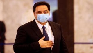 حسان دياب رئيس الحكومة اللبنانية - رويترز