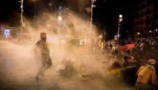 جانب من الاحتجاجات