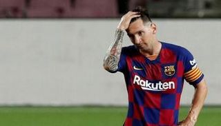 ليونيل ميسي قائد برشلونة