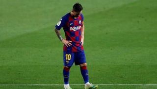 ليونيل ميسي قائد فريق برشلونة الإسباني
