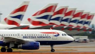طائرة تابعة لشركة الخطوط الجوية البريطانية