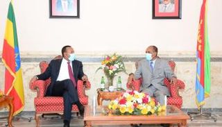 آبي أحمد وأسياس أفورقي 