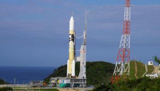 صورة حديثة لمنصة إطلاق مسبار الأمل في جزيرة تانيغاشيما اليابانية