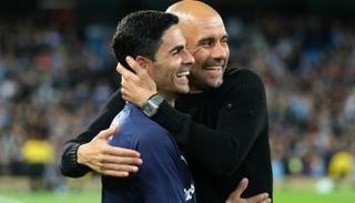 بيب جوارديولا ومايكل أرتيتا