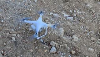 الطائرة المسيرة التي صادرتها السلطات الإسرائيلية