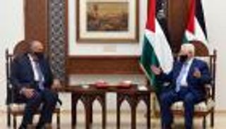وزير الخارجية المصري في رام الله حاملا رسالة دعم من السيسي