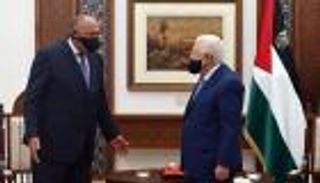 سامح شكري من فلسطين: حل الدولتين هو الأمثل للسلام