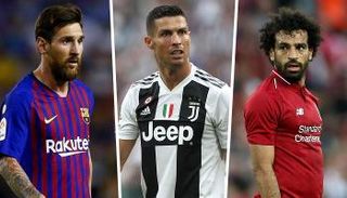 رونالدو وميسي وصلاح