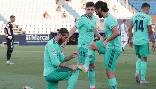 من مباراة ريال مدريد وليجانيس