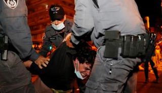 جانب من الاعتقالات في إسرائيل