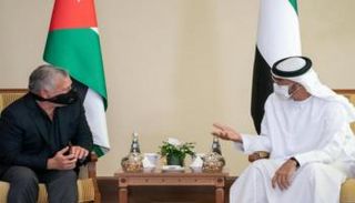 لقاء سابق بين الشيخ محمد بن زايد آل نهيان والملك عبدالله الثاني