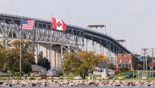 إحدى النقاط الحدودية بين أمريكا وكندا- أرشيفية