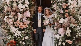 صورة من حفل زفاف الأميرة بياتريس