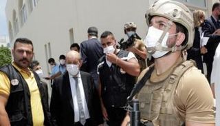 وزير الخارجية الفرنسي خلال زيارته إلى لبنان