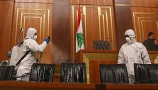 أعمال تطهير داخل مجلس النواب اللبناني