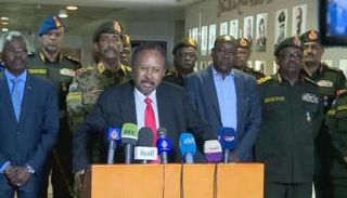 حمدوك خلال الإعلان عن تشكيل آلية للتنسيق مع البعثة السياسية الأممية