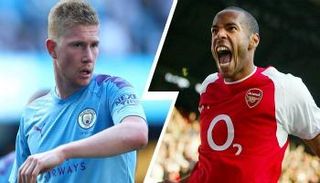 تييري هنري وكيفين دي بروين