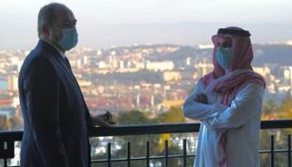 جانب من لقاء وزيري خارجية الجزائر والسعودية