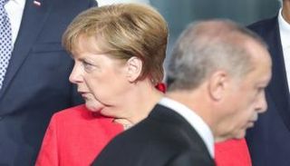 أنجيلا ميركل ورجب طيب أردوغان- أرشيفية