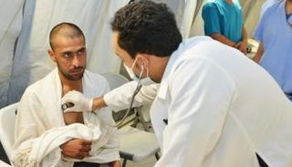 المملكة وفرت فرقا طبية للاطمئنان على صحة حجاج بيت الله الحرام