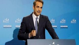 رئيس الوزراء اليوناني كيرياكوس ميتسوتاكيس