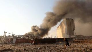انفجار ضخم هز العاصمة اللبنانية بيروت