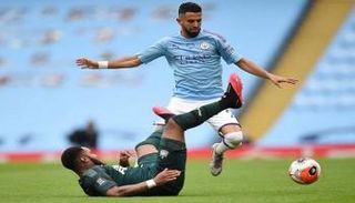 رياض محرز نجم مانشستر سيتي الإنجليزي