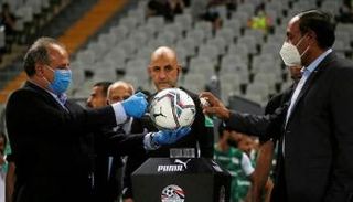 من مباراة الزمالك والمصري