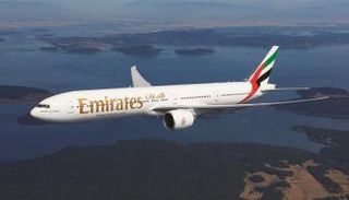 طائرة بوينج A380 تابعة لطيران الإمارات