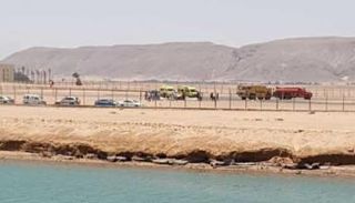 سيارات الإسعاف هرعت إلى موقع الحادث