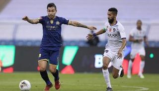 من مباراة ديربي الرياض بين النصر والهلال