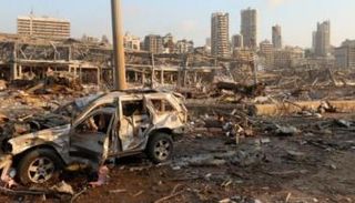 آثار انفجار مرفأ بيروت - أرشيفية