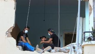 منازل بيروت المدمرة