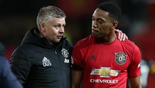 مارسيال نجم مانشستر يونايتد وسولسكاير مدرب الفريق