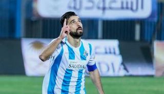 عبدالله السعيد نجم بيراميدز هداف الدوري المصري