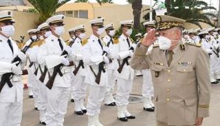 قائد الجيش الجزائري بالمدرسة العليا الحربية في العاصمة