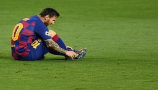 ليونيل ميسي قائد برشلونة
