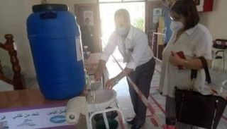 محافظة ولاية جزائرية تدشن برميلا لغسل اليدين يثير سخرية عارمة