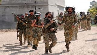 مجموعة من المرتزقة السوريين- أرشيفية