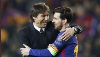 ليونيل ميسي وأنطونيو كونتي