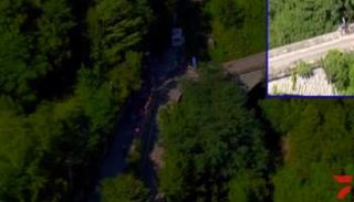 سقوط دراج من جسر شاهق بإيطاليا